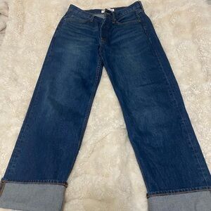 Denim Forum Relaxed Fit Dark Blue Jeans